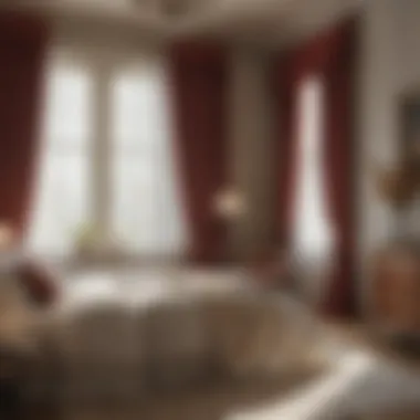 Perfect Sizing and Installation Strategies for Bedroom Curtains Diagram illustrating proper curtain sizing and installation in a bedroom