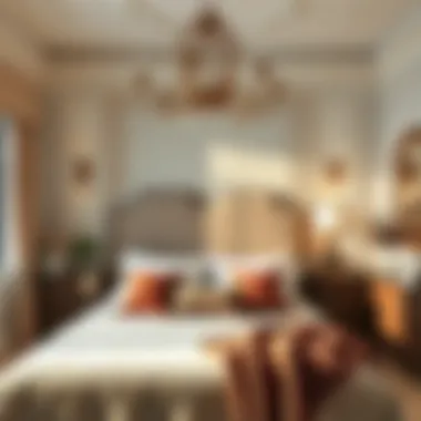 Elegant decor elements enhancing guest bedroom ambiance