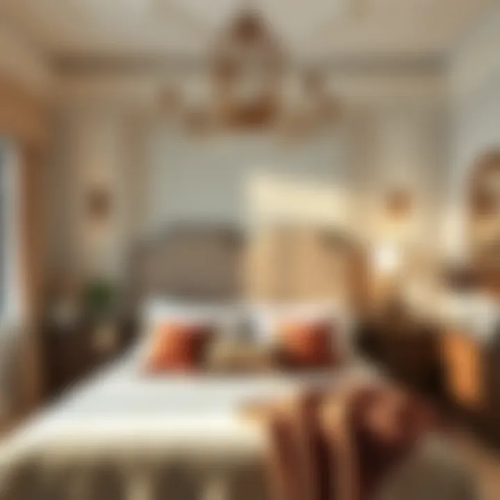 Elegant decor elements enhancing guest bedroom ambiance