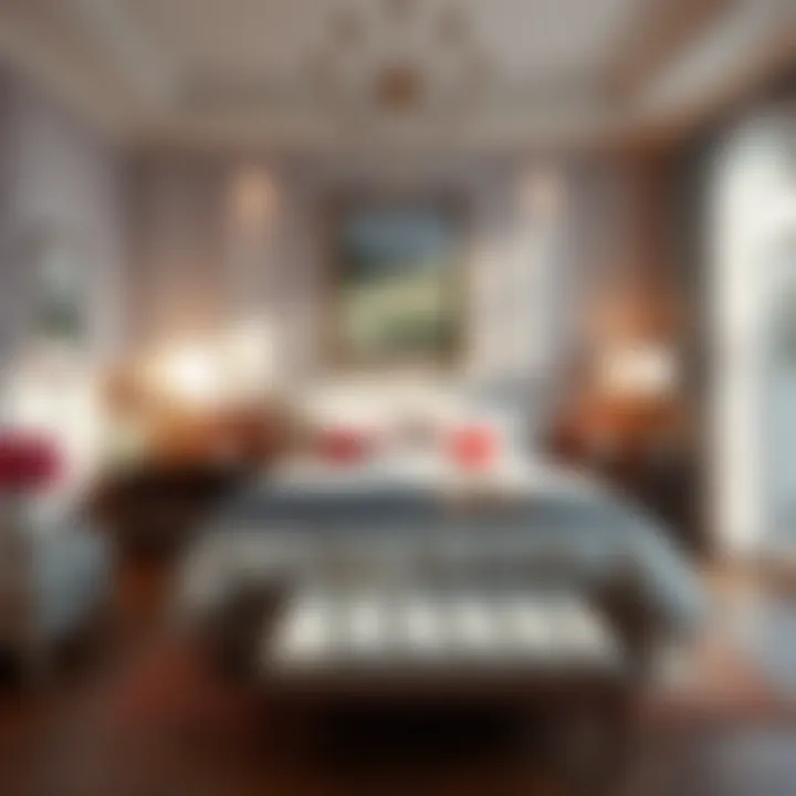 Inviting layout of a well-designed guest bedroom