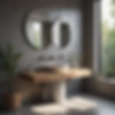 Minimalist Design with a Contemporary Pedestal Sink Contemporary small bathroom showcasing a minimalist pedestal sink.