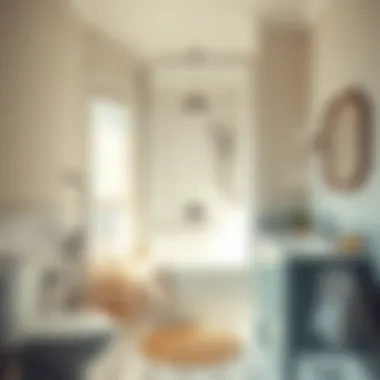 Chic small bathroom with a contemporary stand-up shower and elegant fixtures