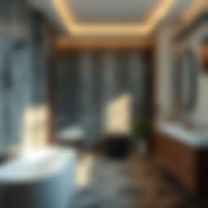 Innovative Plumbing Solutions in a Modern Luxury Bathroom Innovative plumbing solutions in a luxurious bathroom