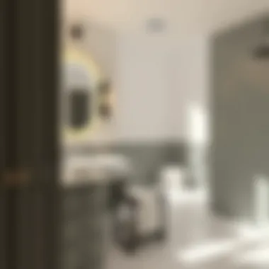 Chic fixtures and finishes in a Jack and Jill bathroom