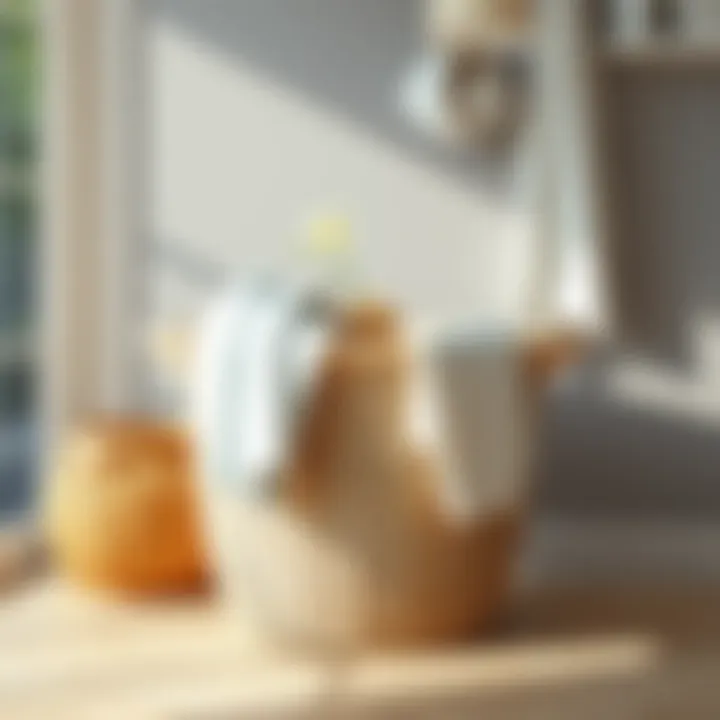 Stylish woven laundry basket with a modern design