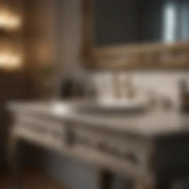 Luxurious Materials in Vanity Construction Luxurious materials used in a vanity's construction