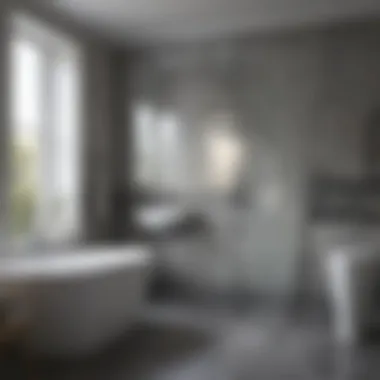 Maintenance Tips for Lasting Waterproof Paint Finish A well-maintained bathroom with waterproof paint highlighting its resilience and durability over time.