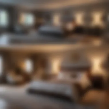 Decluttering Transformation Before and after images of a decluttered bedroom.