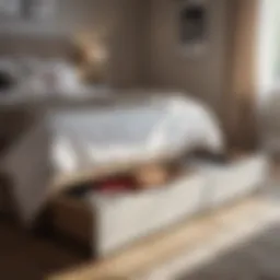Creative under-bed storage solution