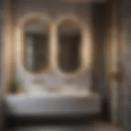 Luxurious bathroom design featuring modern fixtures
