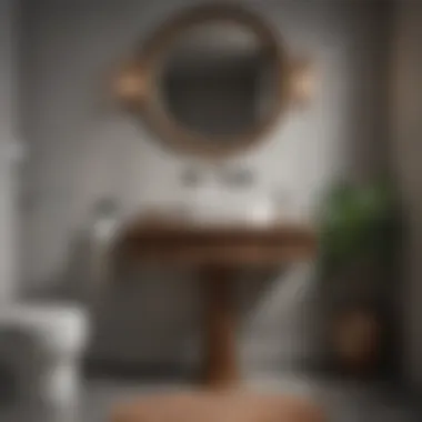 Elegant Pedestal Sink with Stylish Storage Cabinet Elegant pedestal sink with stylish storage cabinet