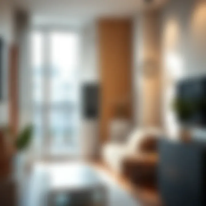 Compact Design for Urban Homes Compact tankless water heater installed in an apartment