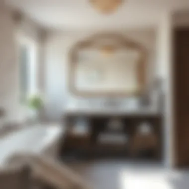 Material selection for bathroom vanity renovation