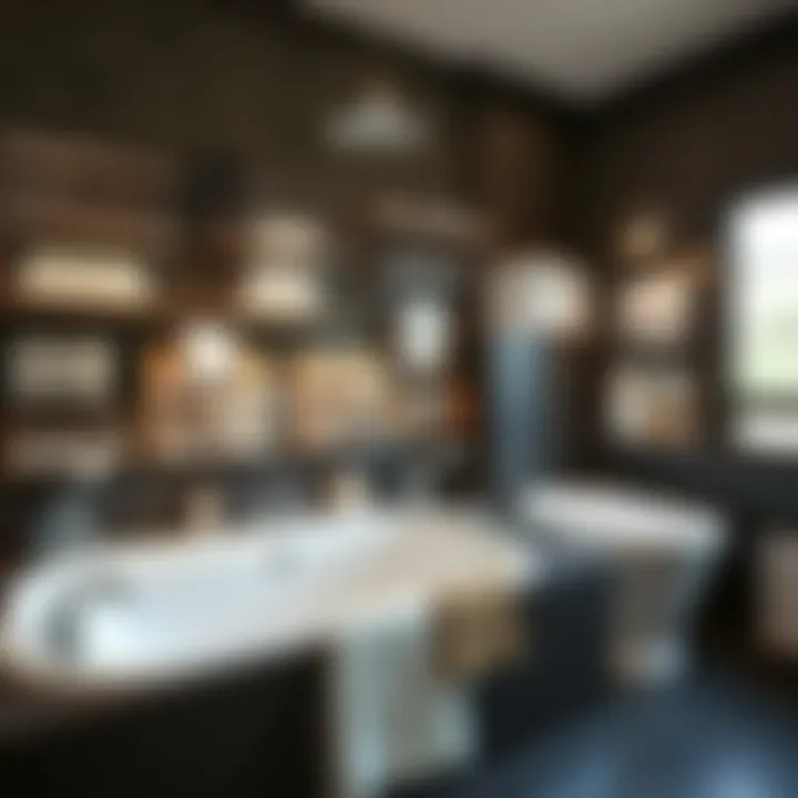 Variety of safety bars displayed for bathtub options