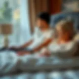 Exploring Firmness Levels for Couples Couples testing mattress firmness together