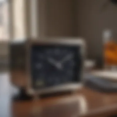 Smart Features in Alarm Clocks Stylish alarm clock with integrated smart features