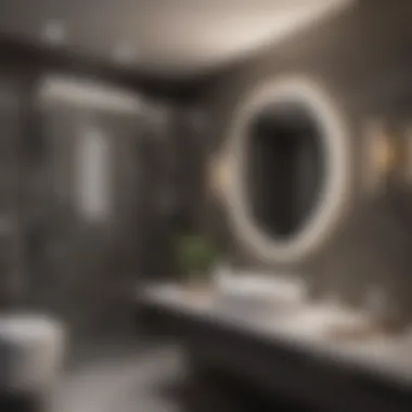 Innovative Smart Fixtures Innovative smart fixtures in a contemporary bathroom setup