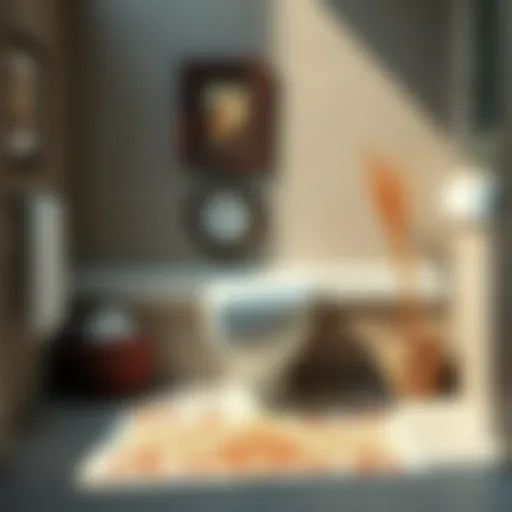 Elegant Design of a Toilet Bath Mat Elegant design of a toilet bath mat enhancing bathroom decor