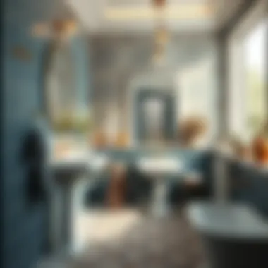 Stylish bathroom accessories and decor enhancing the overall space