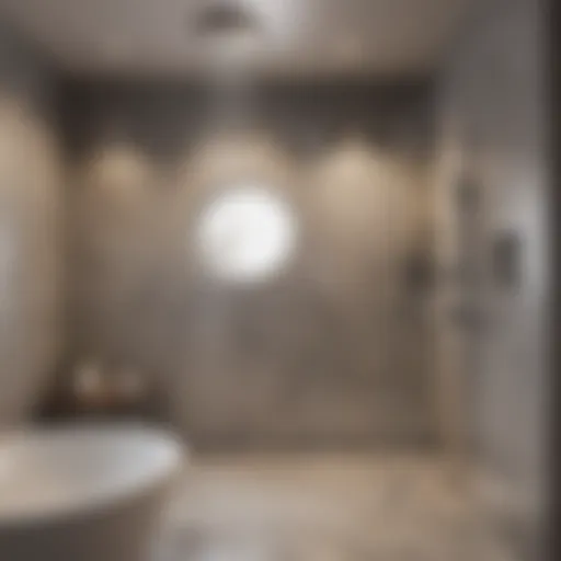 Elegant shower design enhancing bathroom aesthetics