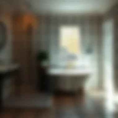 Before and after transformation of a bathtub