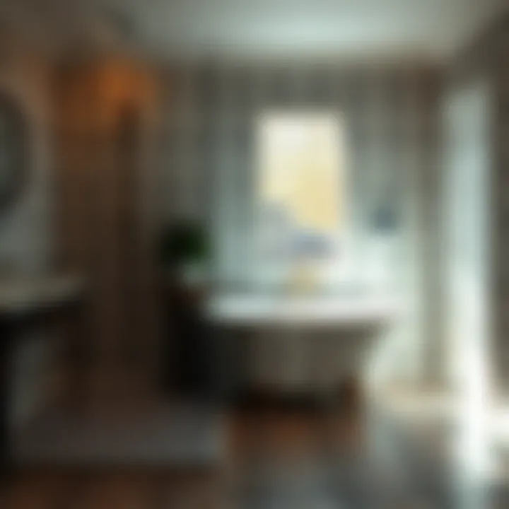 Before and after transformation of a bathtub