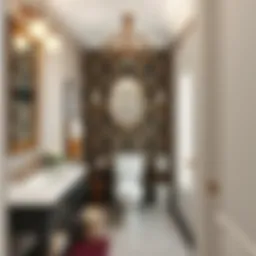 Elegant powder room transformation