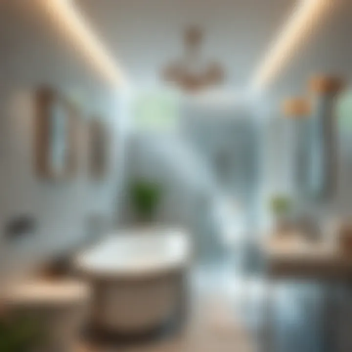 Trendy features of pre-manufactured bathrooms emphasizing modern technology and sustainability