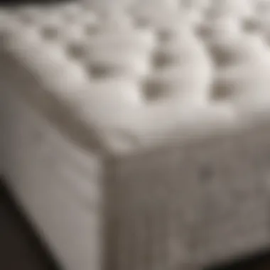 Close-up of high-quality materials used in the Urban Night Mattress