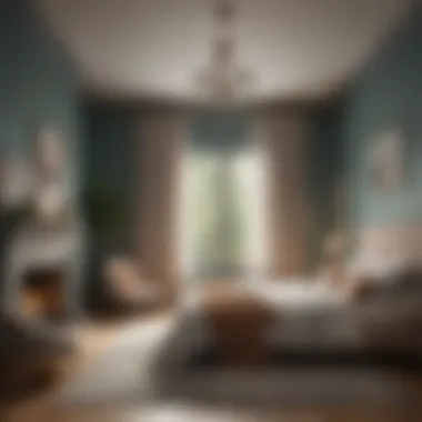 Creating a Cozy Sanctuary A digital rendering of a cozy bedroom featuring a harmonious color palette and decor.
