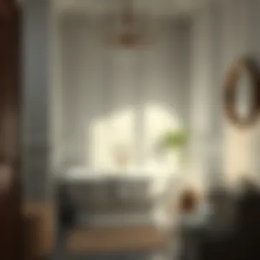 Bathroom walls painted with waterproof paint