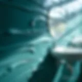 Close-up of waterproof paint texture